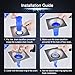 yotache Drain Backflow Preventer, One Way Valve for Pipes Tubes in Toilet Bathroom Floor Drain Seal Keep Out Smell, 1-3/4