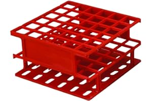 EISCO Test Tube Stand, Holds 36 Tubes - 0.75" Slots - Three Tier Grid Design