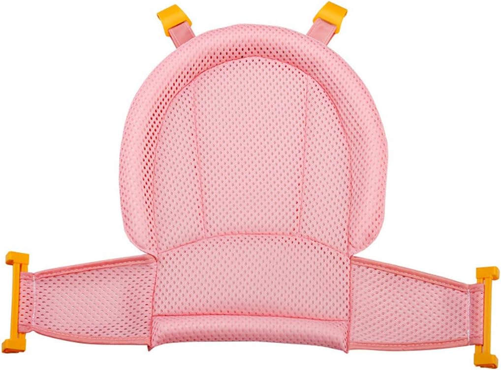 Flesser Baby Bath Seat Adjustable Bath Support for Bathtub Comfortable Bathtub Sling Non-Slip Baby Bath Mesh for Tub