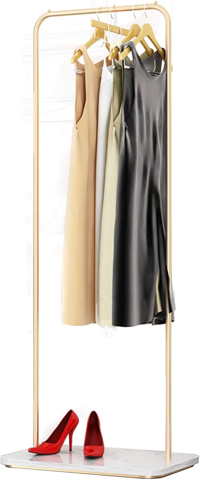 Horizontal Bar Coat Racks, Simplicity Nordic Style Clothes Rail Creativity Vertical Overcoat