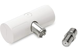 Hitron Coaxial (Coax) Cable Tester | Accurately Detects Valid Signals on Coaxial Cable | One-Push Test | Coax Outlet Testing Tool | Single Pack | Model: DSS-01