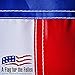 U.S. American Flag 3'x5' + FREE Affiche. Made in USA. Bundled Product. Embroidered Stars Sewn Stripes. Sturdy Brass Grommets. Premium Nylon. 30% of Proceeds Donated to Families of Fallen Officers.