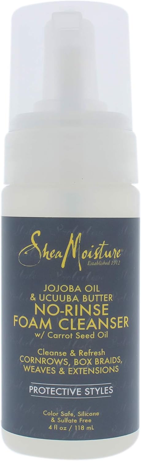 shea moisture jojoba oil and ucuuba butter foam cleanser