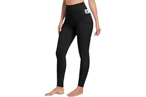 CHRLEISURE Leggings with Pockets for Women - Tummy Control High Waisted Soft Workout Yoga Pants