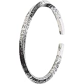 Nawwgy Mobius-Ring Bracelet Viking-Runes Bangle Amulet Bracelet for Men Cuff Bangle Alloy Viking-Fans Men Jewelry