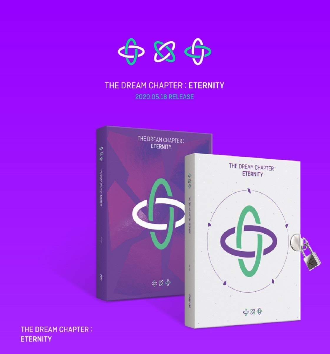 Big hit Entertainment TXT - The Dream Chapter : ETERNITY Album+Folded Poster+Extra Photocards Set (Random ver.)