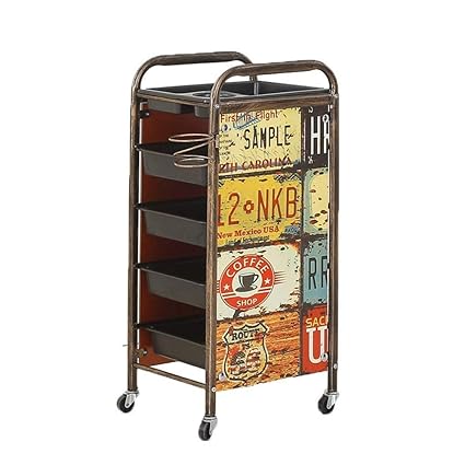 Color 5 Tier Size Classic Wheel 3 4 Drawer Salon Trolley