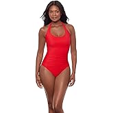 Miraclesuit Women's Rock Solid Utopia Adjustable Halter Underwire One Piece Swimsuit