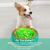 Vivifying Snuffle Mat for Dogs Durable Interactive Toy Green Orange view 7