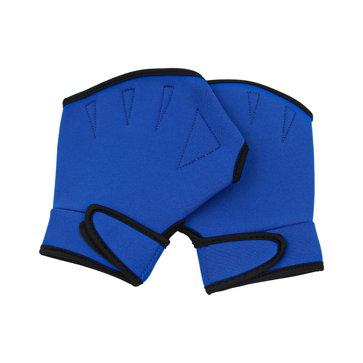 VOANZO 1Pair Swimming Gloves Webbed Gloves for Swimming Training Aquatic Fitness Water Resistance Training -M Blue