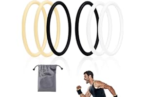 7pcs Patellar Tendon Support Straps, Silicone Patella Band Stabilizer with Storage Bag Elastic Patella Knee Brace for Men Wom