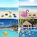 Vaburs 8 Pcs Inflatable Drink Holder Float Water Toy with Mini Air Pump for Pool Party Water Fun,Flamingo,Pineapple,Palm Tree,Watermelon,Lemon,Duck and 2 Donut