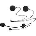 FreedConn Mic Headphone Headset Soft Cable Headset Accessory for TCOM VB/T-COM SC/KY PRO for Motorcycle Helmet Bluetooth Interphone Intercom