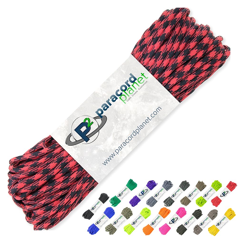 PARACORD PLANET 100' Hanks Parachute 550 Cord Type III 7 Strand Paracord Top 40 Most Popular Colors