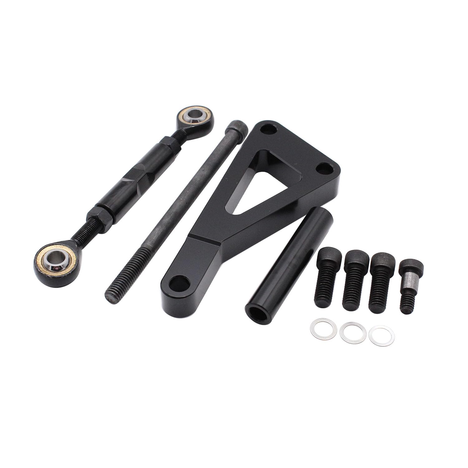 Photo 1 of 11PCS/SET SHLPDFM Long Water Pump Black Anodized Aluminum Alternator Bracket Kit Fits for Chevrolet small-block engine 350