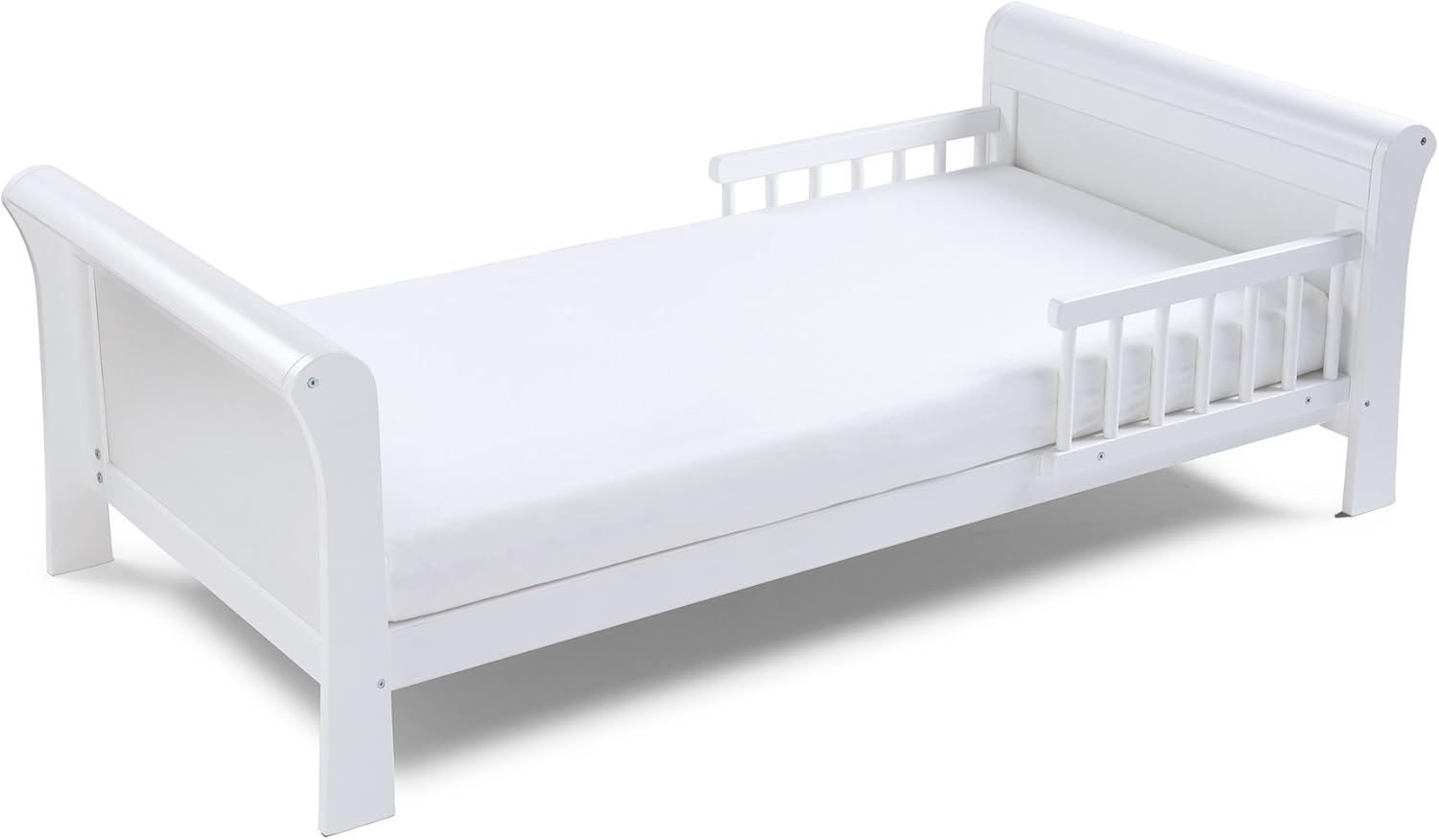 white junior bed