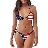 Puerto Rico Flag Bikini Women Two Piece Swimsuit Sexy Swimwear Halter String Triangle Bikini Sets
