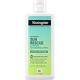 Neutrogena Sun Rescue After Sun Replenishing Lotion with Aloe Vera, Mint Extract, & Vitamin E, 24-Hour Moisture for Healthy Glow for Sensitive Skin, Vegan, Non-Comedogenic Lotion, 6.7 oz