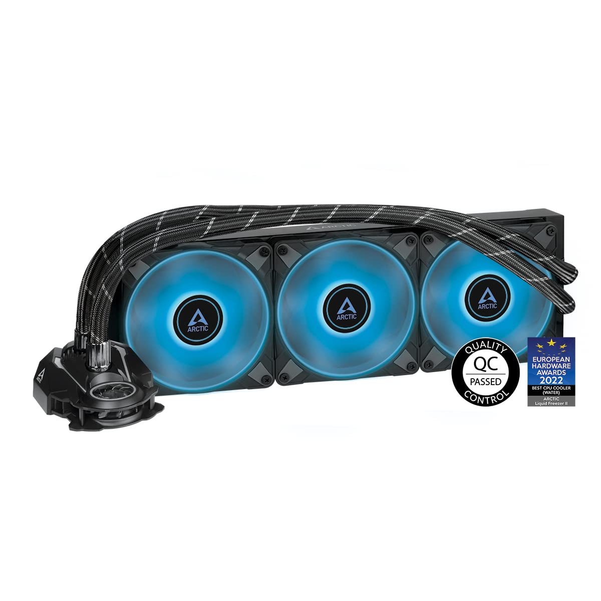 ARCTIC Liquid Freezer II 360 RGB - Multi-Compatible All-in-one CPU AIO Water Cooler with RGB, Compatible with Intel & AMD, efficient PWM-Controlled Pump, 200-1800 RPM, LGA1700 Compatible