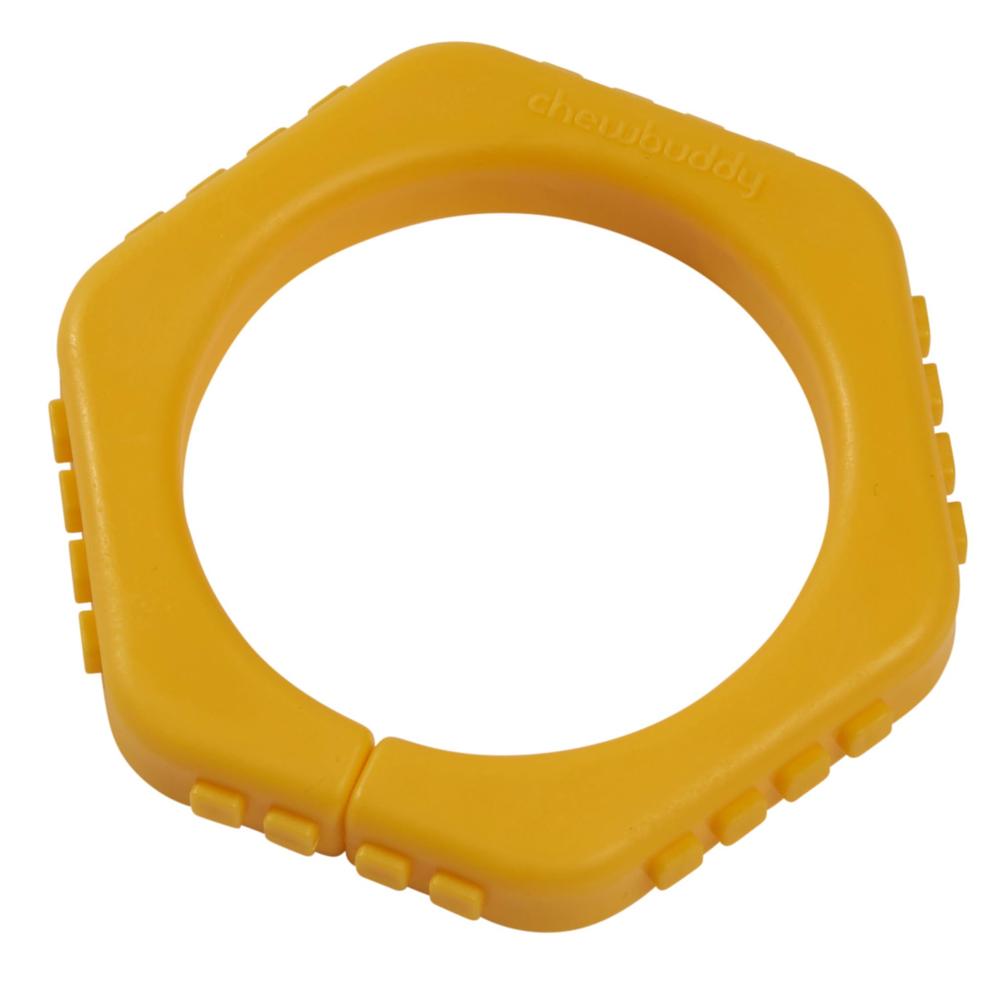 Sensory Direct Chewbuddy Wrist Bangle - Pack of 1, Sensory Toy for a Fidget, Chew or Teething Aid | for Kids, Adults, Autism, ADHD, ASD, SPD, Oral Motor or Anxiety Needs | Yellow