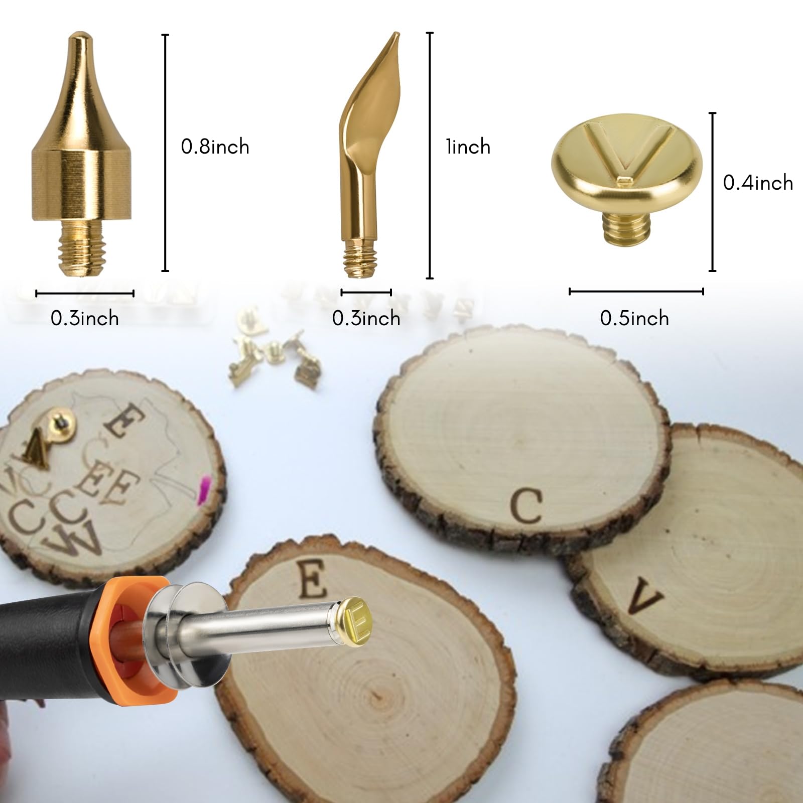 Wood Burning Tips Letters,Wood Burning Alphabet Template for Embossing and Carving Crafts