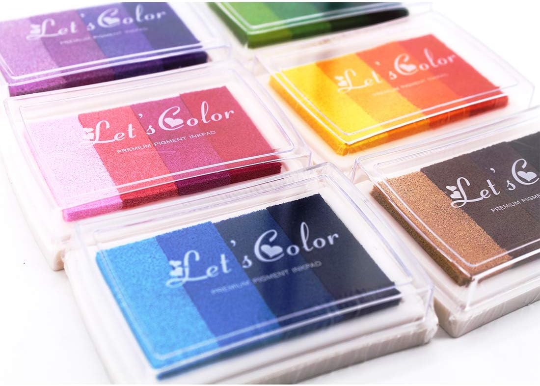 memento stamp pads fingerprint tree ink pads pink and grey stamp pad