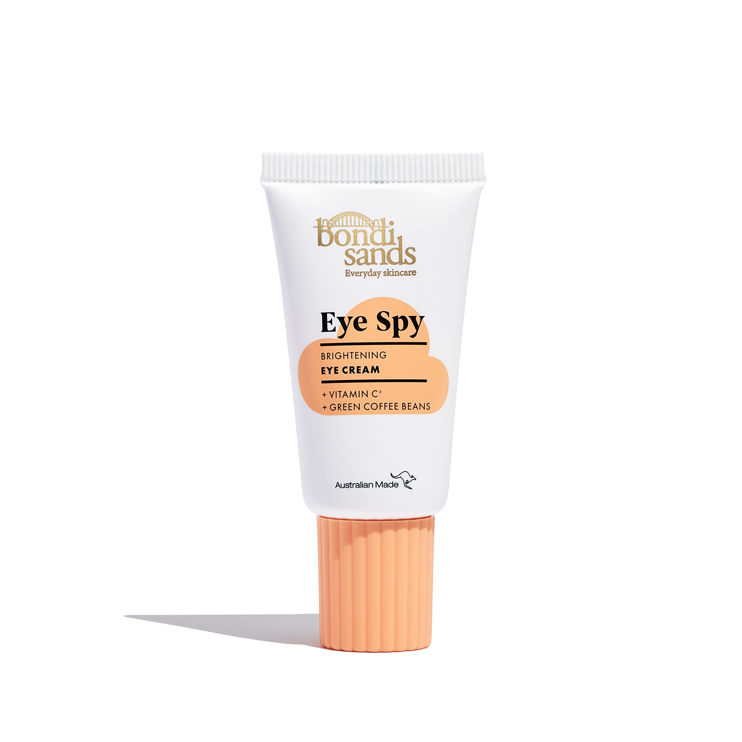 Bondi Sands Eye Spy Vitamin C Eye Cream 15ml | Enriched with Green Coffee Beans |Suitable for Sensitive Skin | Vegan + Cruelty Free | 15ml/0.50 FL Oz