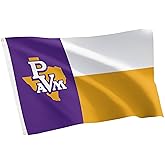 Desert Cactus Prairie View A&M University PVAMU Flag - 3 x 5 Feet Panthers Banner, Indoor/Outdoor Durable Fabric, 100% Polyester Design (Style A)