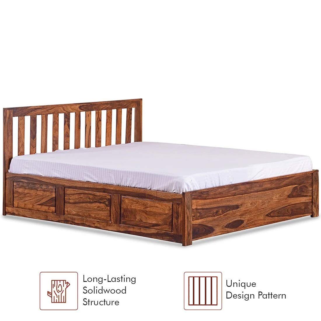 Best Wallzone Teak Wood King Size Bed With Storage Teak From Ghana Best Price With Best Deal In Your City