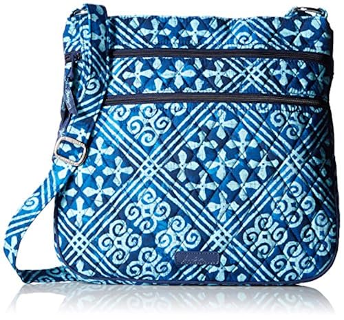 Vera Bradley Women's Cotton Triple Zip Hipster Crossbody Purse - Main Image