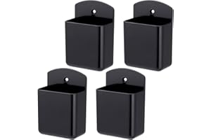 JIANTA 4 Pcs Wall Mount Remote Control Holder, Self Adhesive TV Air Conditioner Remote Control Holder, Universal Holder Hangi