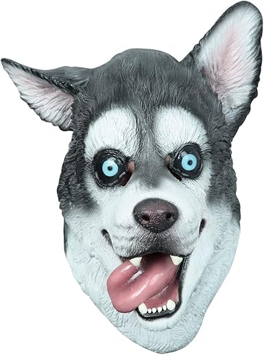 Macabre Productions Happy Husky Chien Adulte Masque En Latex