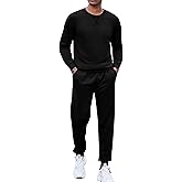 COOFANDY Men's Tracksuit 2 Piece Long Sleeve Pullover Jogging Track Suit Athletic Casual Sweatsuit