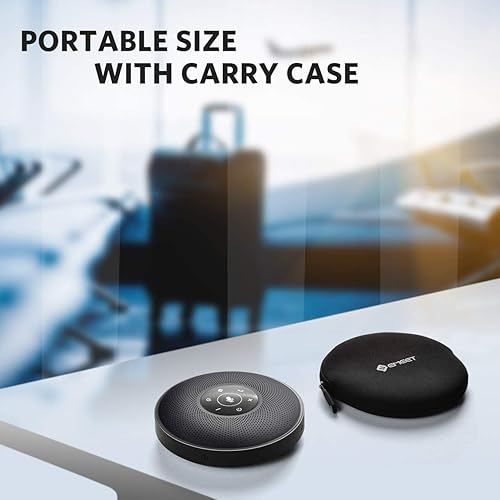 EMEET Bluetooth Speakerphone M2 Black Conference Speaker for 5-8