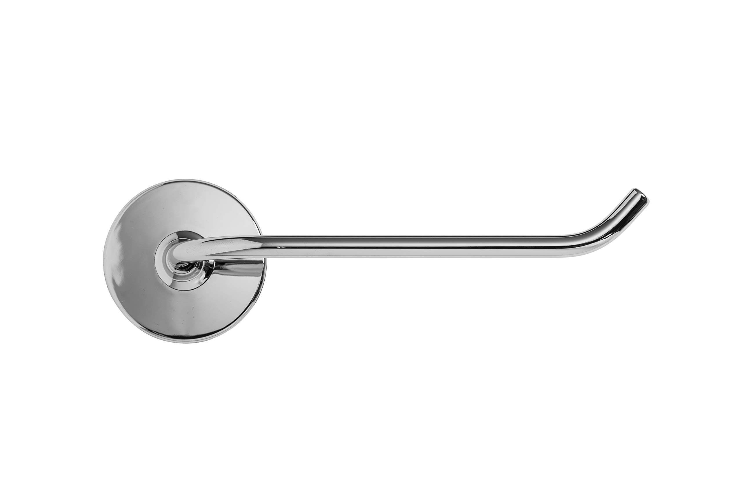 Croydex Chrome Duo Fix Glue or Screw Fix Slim Design Toilet Roll Holder