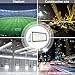 MORSEN LED Flood Light 600W, IP65 Waterproof 60000lm Indoor Outdoor 6000K Daylight Spotlight LED Area Security Wall Light, Commercial Lighting for Parking Lot, Garden, Football Basketball Court