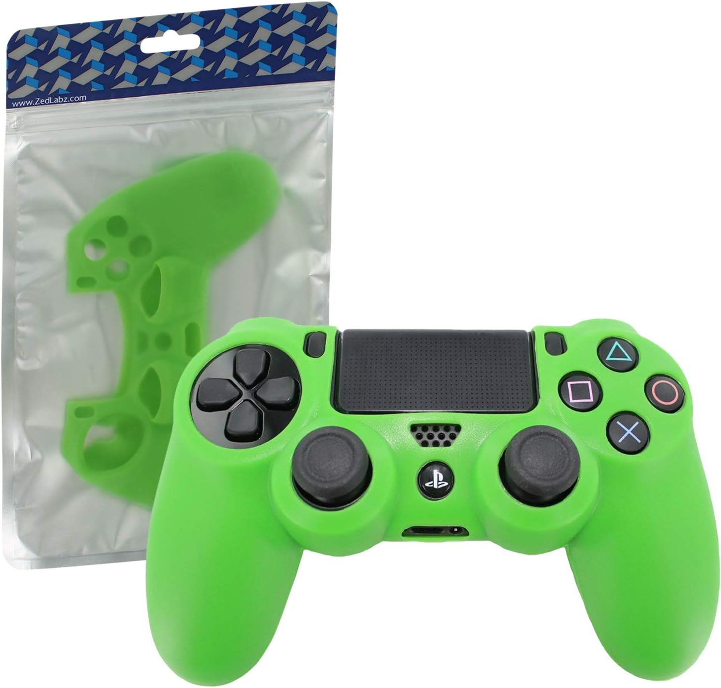 ZedLabz value silicone cover for Sony PS4 - green