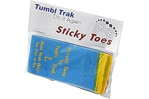 Tumbl Trak Sticky Toes Unisex Shoe Insert, Blue, for Ball of Foot Training