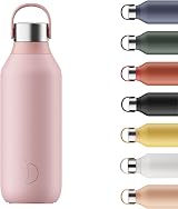 Chilly's Series 2 Water Bottle 500ml Blush Pink BPA-Free Stainless Steel