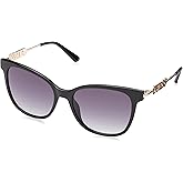 GUESS womens Metal Logo Square Sunglasses Square Sunglasses