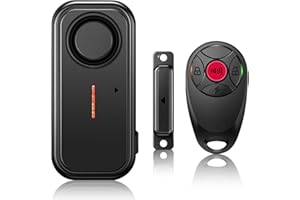 HENDUN Upgraded Window and Door Alarm with Remote, Pool Alarm for Kids Safety, IP66 Waterproof Indoor/Outdoor Home Security Sensor, Wireless Doorbell Chime/Buzzer When Opened Loud