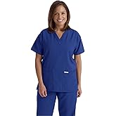 Medline PerforMAX Women's V-Neck Tunic Scrub Top with 2 Pockets