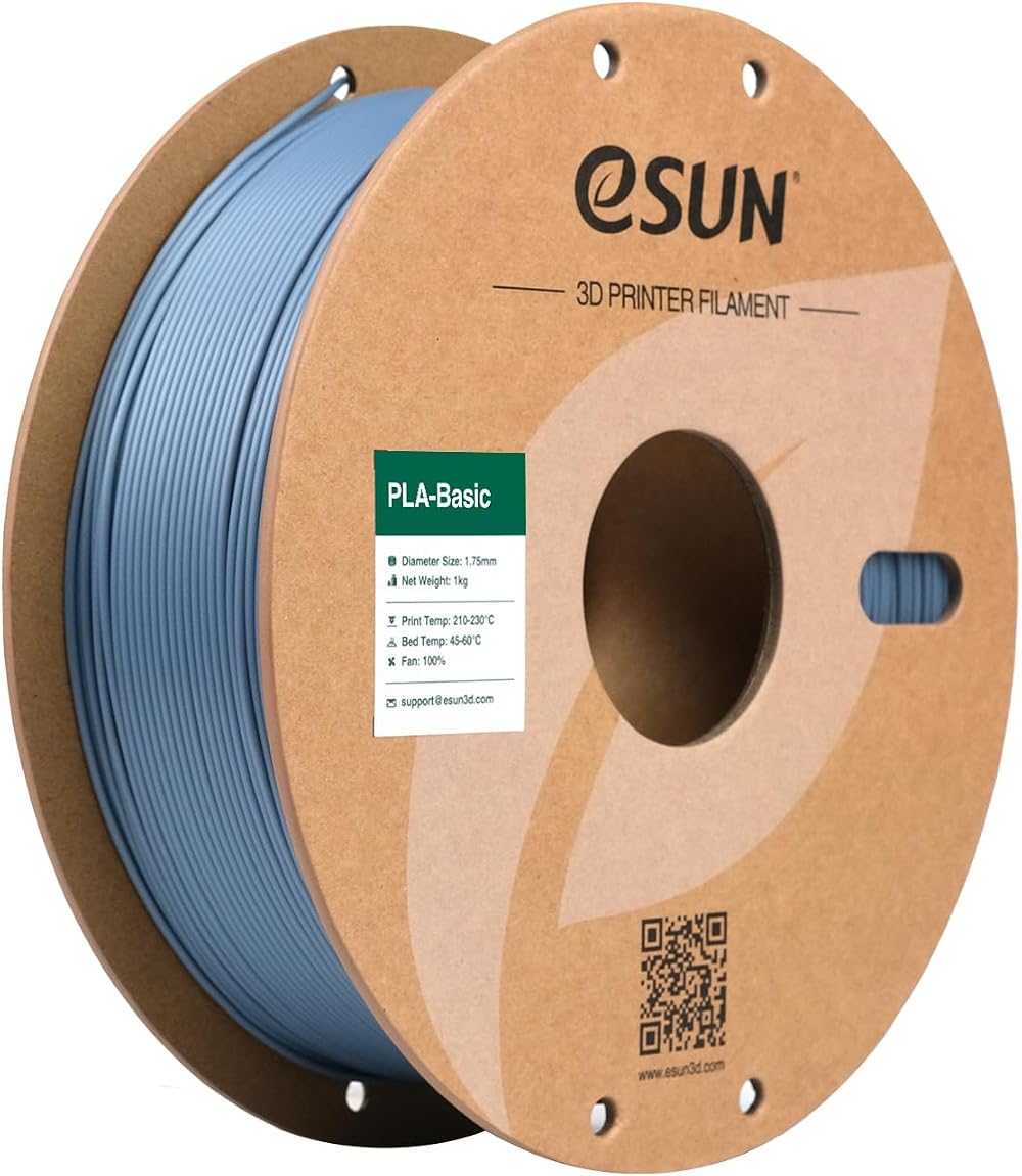 eSUN PLA Filament 1.75mm 1kg Light Grey Basic Dimensional Accuracy ±0.05mm