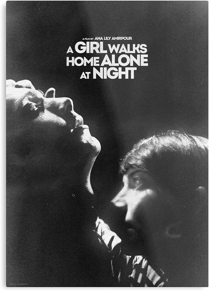Film A Vampire Night Girl Walks Horror Home Alone at - The Best and Newest Poster for Wall Art Home Decor Room I - Customize