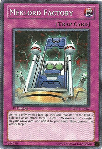 Yu-Gi-Oh! - Meklord Factory (EXVC-EN067) - Extreme Victory - 1st Edition - Common