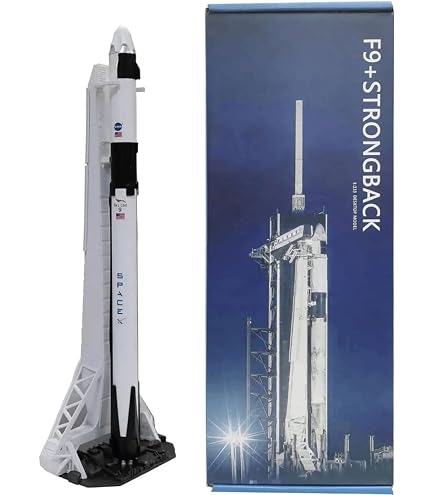 Amazon.com: wltk SpaceX Falcon 9 STRONGBACK 1/233 Diecast Rocket