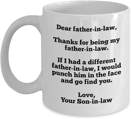funny father in law gifts
