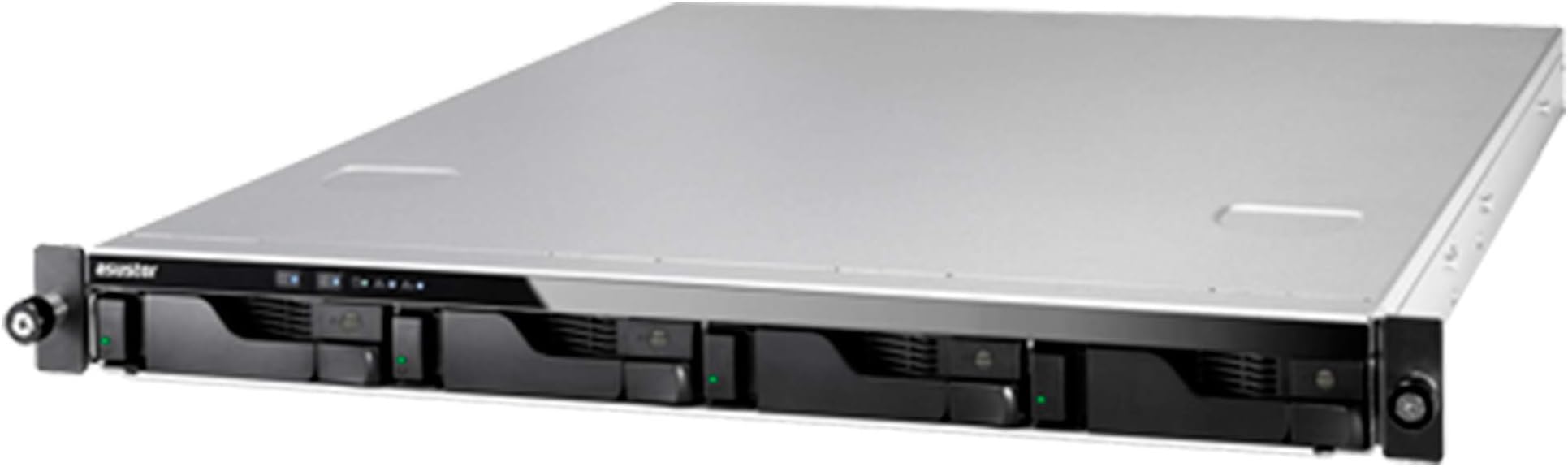 Asustor AS6204RD | Business Virtual Machine Data Management | Enterprise Server Storage | 1.6GHz Quad-Core, 4GB RAM | Rackmount Server + Free exFAT License (4 Bay Diskless NAS)