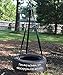 Kids Tire Swing Kit - Holds Over 1500 pounds, Rust Free Stainless Steel Hardware Set Lasts Outside, Makes Hanging Rubber Tree Swings for Outdoor Fun for Adults and Kids, Most Trees Will Hold It