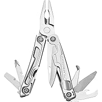 LEATHERMAN, Rev Pocket Size Multitool with Package Opener and Screwdrivers, Stainless Steel